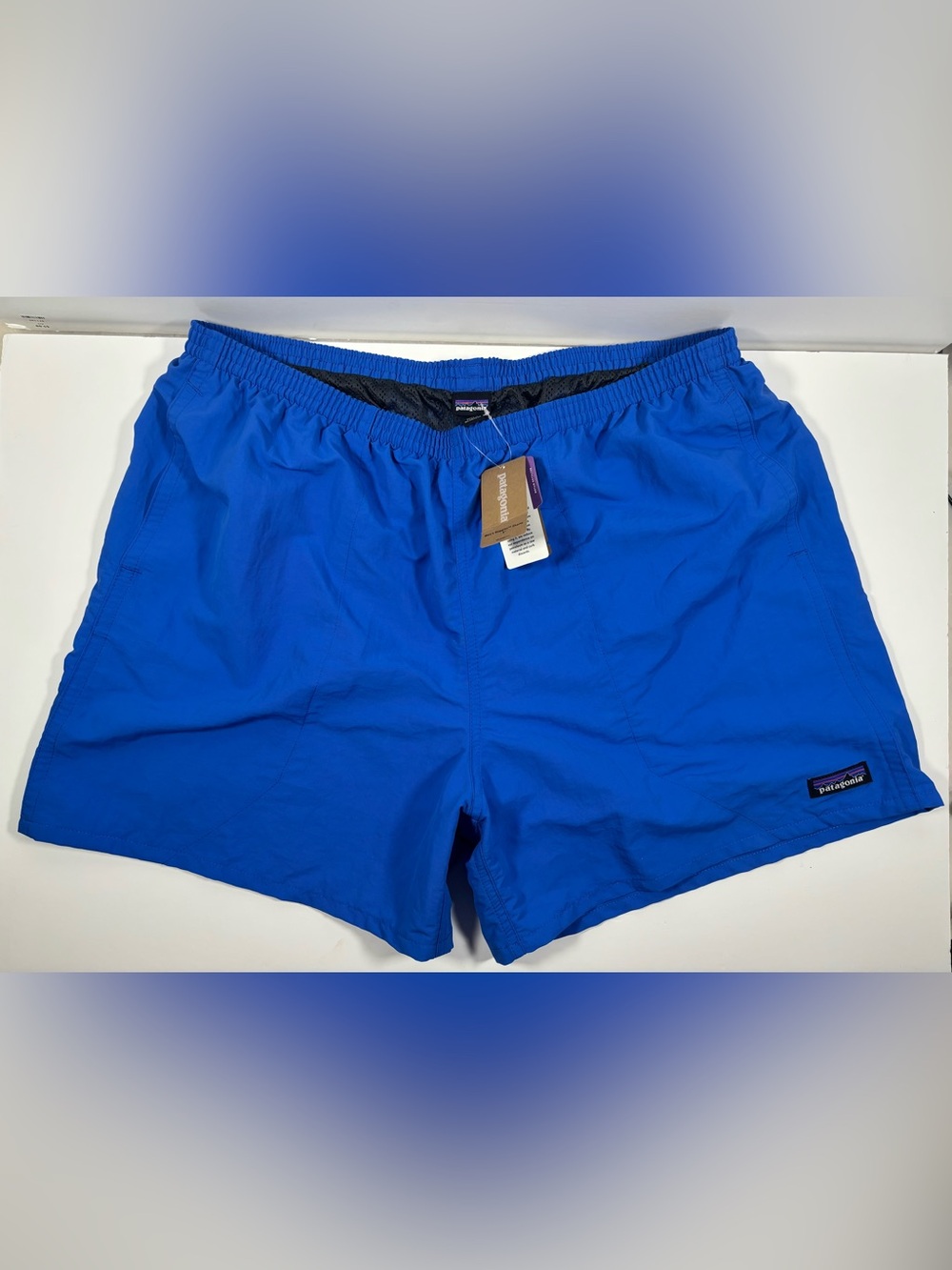 NWT Patagonia Baggies Shorts 5” Inseam Men’s XL Bayou Blue/BYBL Rare Discontinue